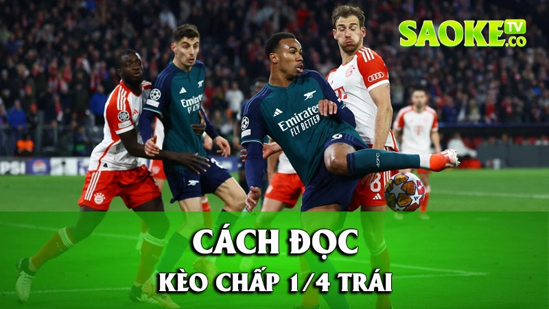 Cách đọc kèo chấp 1/4 trái